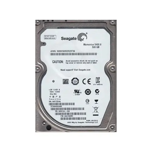 9HH134-189 Seagate Momentus 5400.6 Series 500GB 5400RPM SATA 3Gb/s 8MB Cache (CE) 2.5-Inch Hard Drive
