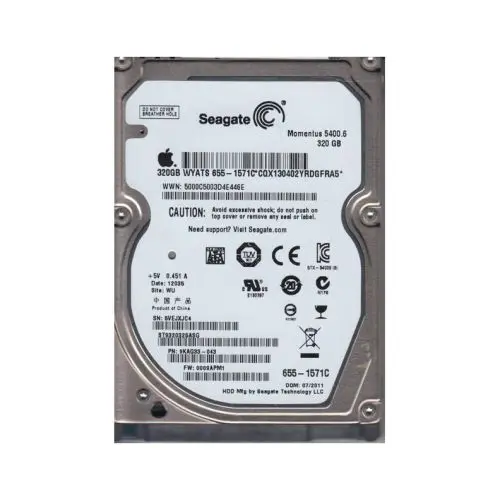 9KAG33-043 Seagate Momentus 5400.6 320GB 5400RPM SATA 3Gb/s 8MB Cache 2.5-inch Hard Drive