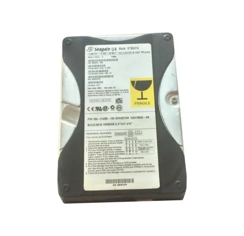 9M9004-056 Seagate U4 Series 8.4GB 5400RPM IDE Ultra ATA/66 (ATA-5) 256KB Cache (CE) 3.5-Inch Hard Drive