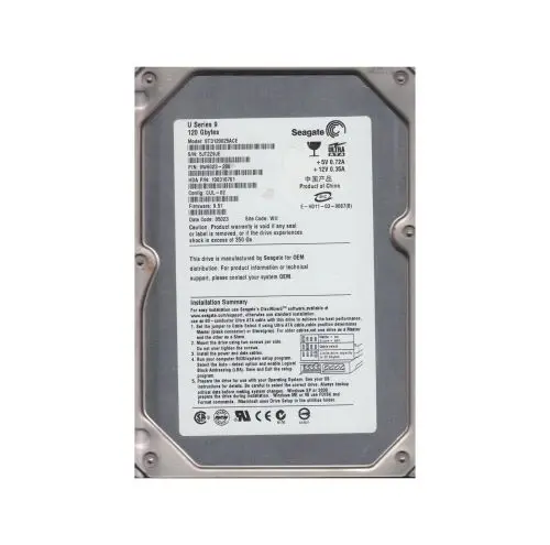 9W6023-260 Seagate U9 Series 120GB 7200RPM IDE Ultra ATA/100 (ATA-6) 2MB Cache (CE) 3.5-Inch Hard Drive