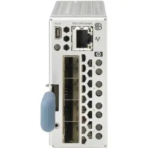 A7535A HP Brocade P-Class Blade FF 4Port 4GB Fibre Channel W/PP + 2-SFPS SAN Switch