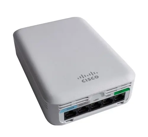 AIR-AP1810W-C-K9 Cisco Aironet 1810 Series AP1810W IEEE 802.11ac Dual-Band 5GHz 867Mbit/s 1 x Port PoE 1000Base-T + 2 x Ports 1GbE RJ-45 + 1 x Port PoE Uplink + 1 x Management Port RJ-45 Internal Antennas Wireless Access Point