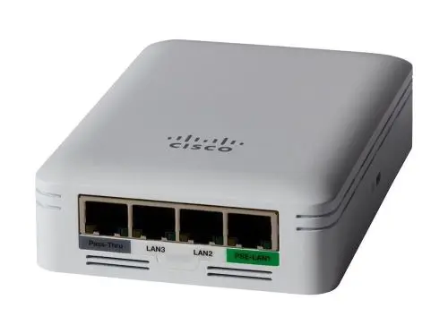 AIR-AP1815W-R-K9 Cisco Aironet 1815 Series AP1815W IEEE 802.11ac Dual-Band 5GHz 867Mbit/s 1 x Port PoE 1000Base-T + 2 x Ports 1GbE RJ-45 Internal Antennas Wireless Access Point