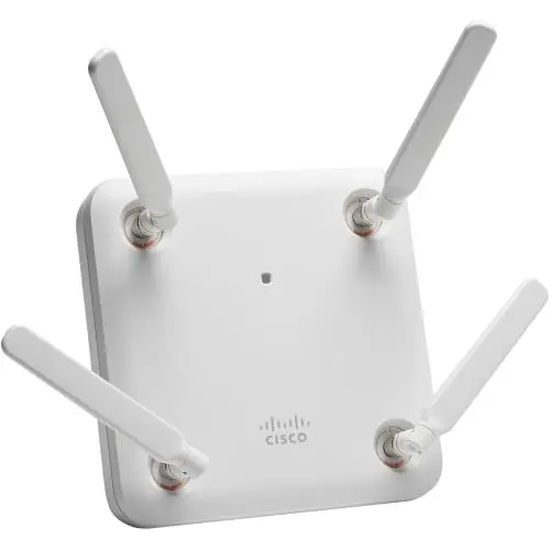 AIR-AP1852E-Z-K9 Cisco Aironet 1850 Series 1852E 1.7Gbit/s 802.11ac Dual-Band 2.4/5GHz 1 x Ports 1000Base-T PoE RJ-45 + 1 x Port 1000Base-T RJ-45 External Antennas Wave 2 Wireless Access Point