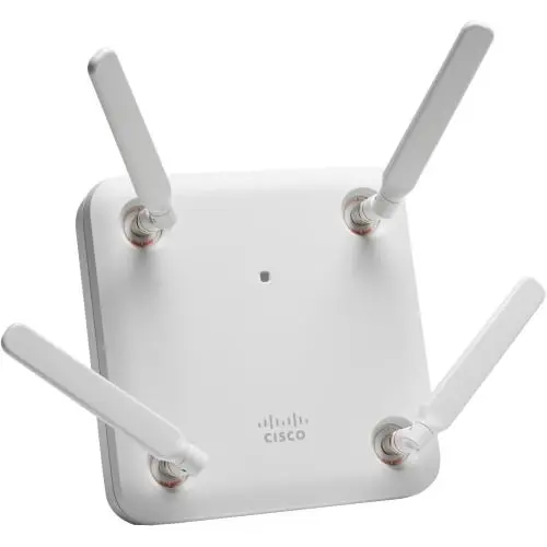AIR-AP1852E-Z-K9C Cisco Aironet 1850 Series 1852E 1.7Gbit/s 802.11ac Dual-Band 2.4/5GHz 1 x Ports 1000Base-T PoE RJ-45 + 1 x Port 1000Base-T RJ-45 External Antennas Wave 2 Wireless Access Point