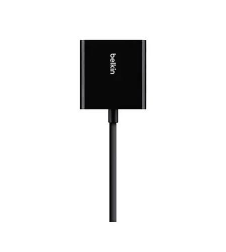 B2B137-BLK Belkin HDMI to VGA Adapter w/ 3.5mm Audio Cable