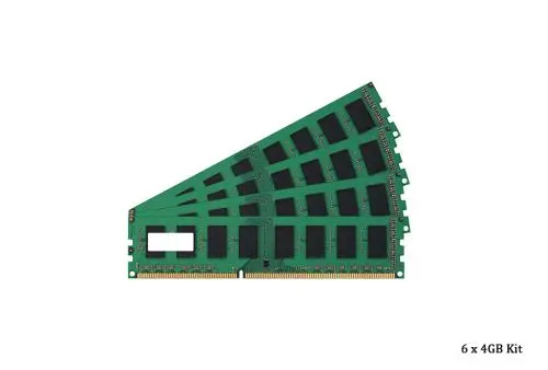 BN386AV HP 24GB Kit (6x4GB) DDR3-1333MHz PC3-10600 Non-ECC Unbuffered UDIMM CL9 2Rx8 1.5V 240-Pin Memory Module