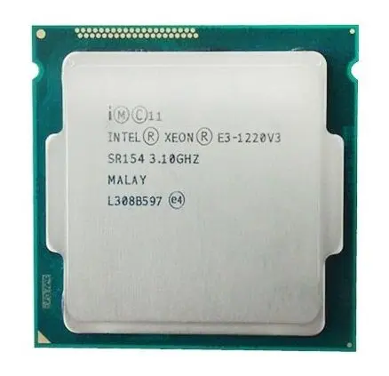 BX80646E31220V3 Intel Xeon E3-1220V3 Quad Core 3.1GHz 8MB L3 Cache Socket FCLGA1150 22NM 80W Processor