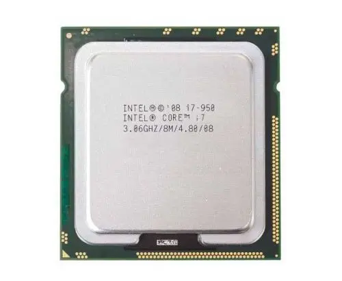 BXC80601950 Intel Core I7-950 Quad-Core 3.06GHz 4.80GT/s QPI 8MB L3 Cache Socket LGA1366 Processor