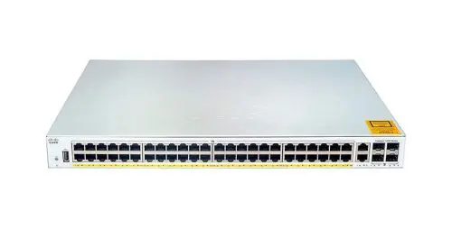 C1000FE-48P-4G-L Cisco Catalyst 1000 Series 48 x RJ-45 Ports PoE 10/100Base-T + 2 x 1G SFP Ports + 2 x Uplink 1G Combo Ports L2 Managed Rack-mountable FE Modular Network Switch
