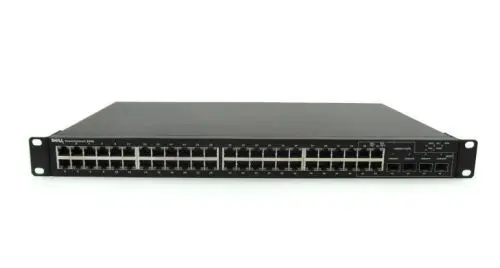 C4865 Dell PowerConnect 5448 48 x Ports 10/100/1000Base-T + 4 x SFP Ports Layer 3 Managed 1U Rack-mountable Gigabit Ethernet Network Switch