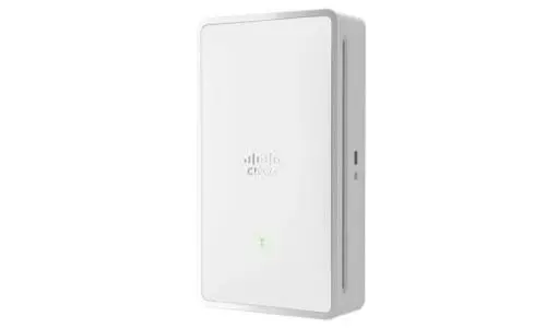 C9105AXW-S Cisco Catalyst 9100 Series 9105AXW IEEE 802.11ax Dual-Band 2.4/5GHz 5.38Gbit/s 1 x RJ-45 Port UPoE 2.5GBase-T Wall mountable Wireless Access Point