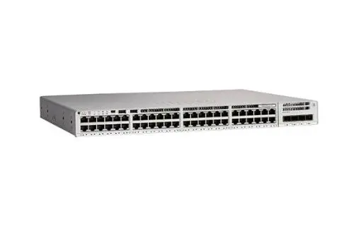 C9200-48PXG-A Cisco Catalyst 9200 Series 9200-48PXG 40 x SFP Ports PoE+ 1000Base-T + 8 x Multi Gigabit Ports Layer 3 Managed Rack-mountable Gigabit Ethernet Network Switch