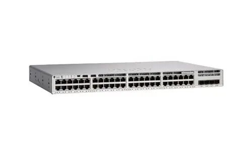 C9300L-48P-4G-A Cisco Catalyst 9300 48 x Ports PoE+ 10/100/1000Base-T + 4 x SFP Ports Layer 3 Managed Rack-mountable Gigabit Ethernet Network Switch