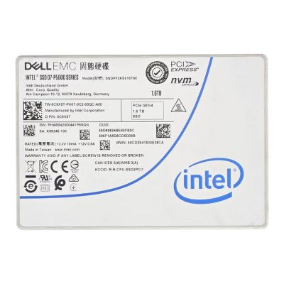 C9X5T Dell 1.6TB Triple-Level Cell PCI Express NVMe 4.0 x4 Mixed Use 2.5-Inch Solid State Drive