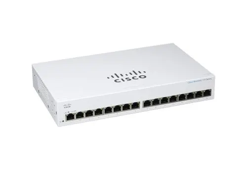 CBS110-16T Cisco Business 110 Series CBS110-16T 16 x Ports 10/100/1000Base-T Layer 2 Unmanaged Rack-mountable Gigabit Ethernet Network Switch