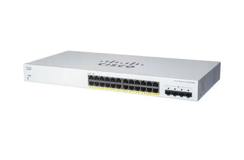CBS220-24T-4G Cisco Business 220 Series 24 x Ports 1000Base-T + 4 x Ports SFP Layer 2 Managed Gigabit Ethernet Network Switch