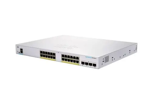 CBS250-24P-4G-NA Cisco Business 250 CBS250-24P-4G 24 x Ports PoE+ 10/100/1000Base-T + 4 SFP Ports Layer 2 Managed Rack-mountable Gigabit Ethernet Network Switch