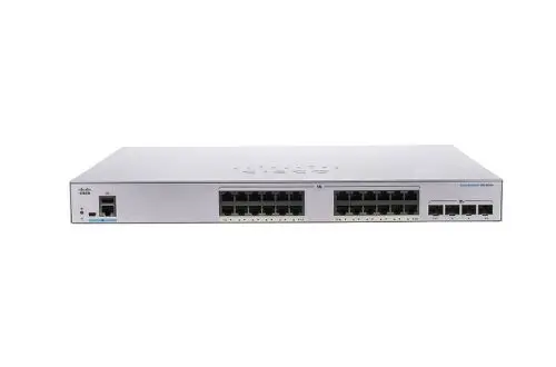 CBS250-24T-4X-NA Cisco Business 250 Series 24 x RJ-45 Ports PoE+ 10/100/1000Base-T  4 x SFP Ports Layer 2 Managed Rack-mountable Gigabit Ethernet Network Switch