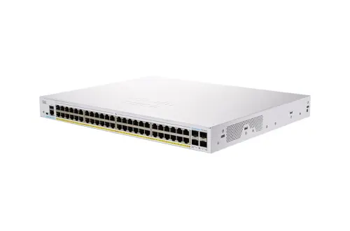 CBS250-48PP-4G Cisco Business 250 Series 48 x Ports 10/100/1000Base-T + 4 x PoE+ Layer 3 Managed Gigabit Ethernet Network Switch
