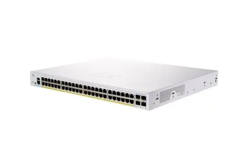 CBS250-48PP-4G-NA Cisco Business 250 Series CBS250-48PP-4G 48 x Ports PoE+ 1000Base-T + 4 x Ports SFP Layer 3 Managed 1U Rack-Mountable Gigabit Ethernet Network Smart Network Switch