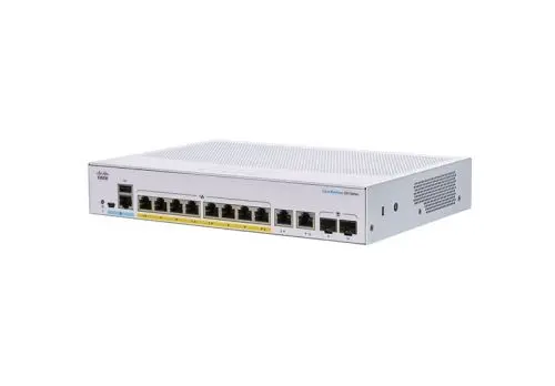 CBS250-8P-E-2G-NA Cisco Business 250 CBS250-8P-E-2G 8 x Ports PoE+ 10/100/1000Base-T + 2 SFP Ports Layer 2 Managed Rack-mountable Gigabit Ethernet Network Switch