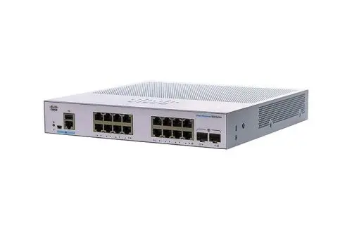 CBS350-16T-2G-NA Cisco Business 350 16 x Ports 10/100/1000Base-T + 2 x SFP+ Ports Layer 2 Managed Rack-mountable Gigabit Ethernet Network Switch