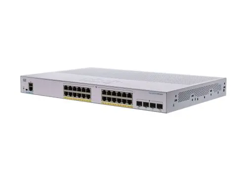 CBS350-24P-4G-EU Cisco Business 350 Series CBS350-24P-4G 24 x RJ-45 Ports PoE+ 10/100/1000Base-T 4 x SFP Ports Layer 3 Managed Rack-mountable Gigabit Ethernet Network Switch