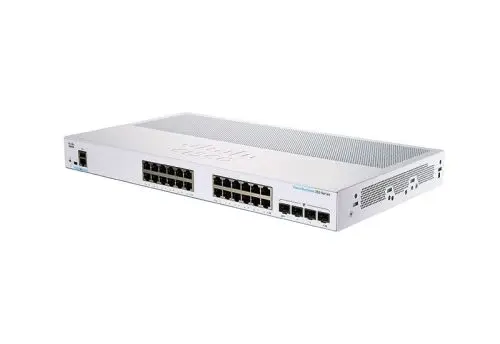 CBS350-24T-4X-NA Cisco Business 350 Series CBS350-24T-4X 24 x RJ-45 Ports 10/100/1000Base-T 4 x SFP+ Ports Layer 3 Managed Rack-mountable Gigabit Ethernet Network Switch