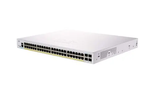 CBS350-48T-4X Cisco Business 350 Series 48 x Ports 1000Base-T + 4 x Ports SFP+ 1U Rack-mountable Layer 3 Managed Gigabit Ethernet Network Switch