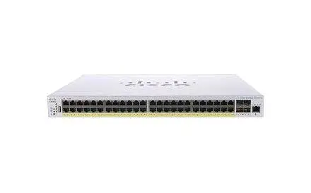CBS350-48T-4X-NA Cisco Business 350 Series CBS350-48T-4X 48 x RJ-45 Ports 10/100/1000Base-T 4 x SFP+ Ports Layer 3 Managed Rack-mountable Gigabit Ethernet Network Switch