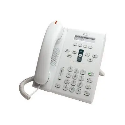 CP-6921-W-K9 Cisco Unified 6900 Series 6921 2 x Ports 10/100Base-TX White Wall-mountable IP Phone