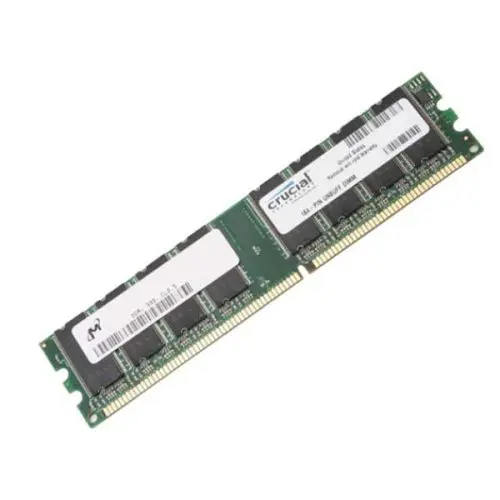 CT12864Z335.M16TFY Crucial 1GB DDR-333MHz PC2700 Non-ECC Unbuffered UDIMM CL2.5 2Rx8 2.5V 184-Pin Memory Module 
