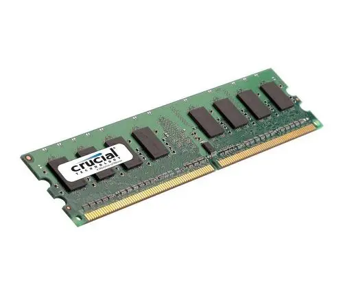 CT51264AA667.M16FC Crucial 4GB DDR2-667MHz PC2-5300 Non-ECC Unbuffered UDIMM CL5 2Rx8 1.8V 240-Pin Memory Module 