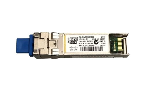 DS-CWDM8G1530 Cisco 8Gb/s 8GBase-CWDM Single-Mode Fibre 1530nm 40km Duplex LC Connector SFP+ Transceiver Module