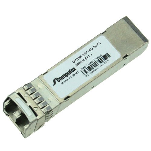 DWDM-SFP10G-56.55= Cisco 10Gb/s 10GBase-DWDM Single-Mode Fibre 1556.55nm 80km Duplex LC Connectors SFP+ Transceiver Module