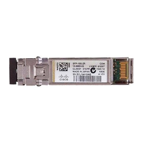 MA-SFP-10GB-ZR Cisco Meraki 10Gb/s 10GBase-ZR Single-Mode Fibre 1550nm 40km LC Connector SFP+ Transceiver Module
