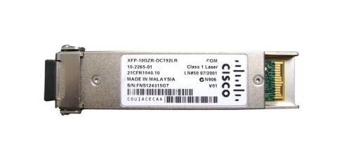 XFP-10GZR-OC192LR= Cisco 10Gb/s OC-192/STM-64 LR-2 10GBase-ZR Single-Mode Fibre 1550nm 80km Duplex LC Connector XFP Transceiver Module
