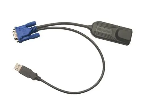 DCIM-SUSB Raritan Dominion KK 1 x VGA 15-Pin Male Connector To 1 x Port RJ-45 + 1 x USB Male Connector KVM Cable