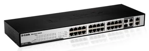 DES-1228 D-Link 24 x Ports 10/100Base-TX + 2 x Ports Combo RJ-45/SFP Layer 2 Fast Ethernet Web Smart Network Switch