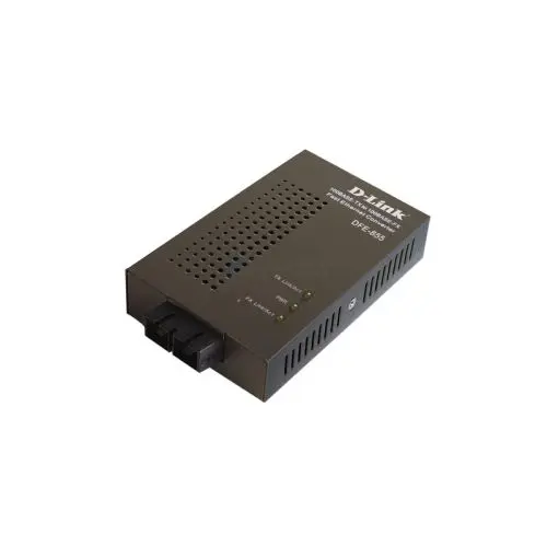 DFE-855 D-Link 1 port 100Base-TX to 100Base-FX 100M Ethernet photoelectric converter, multi-mode Med