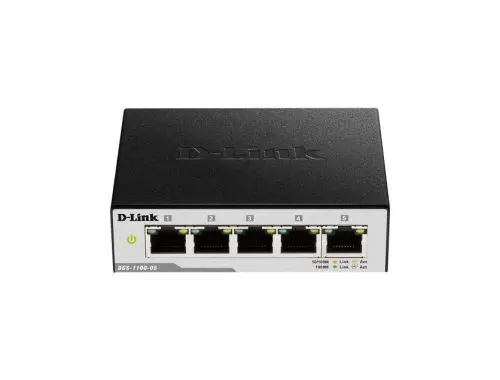 DGS-1100-05/E D-Link 5-Port Gigabit Smart Managed Switch