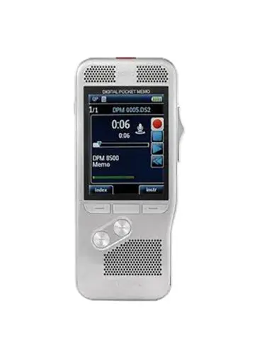 DPM8500/00 Philips Digital with Integrated Barcode Scanne Pocket Memo