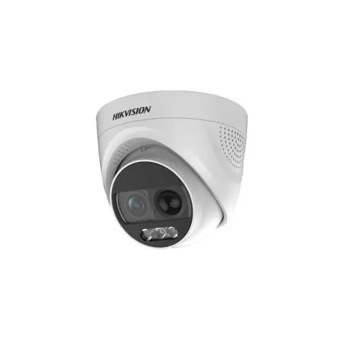 DS-2CE72DFT-PIRXOF Hikvision 2 MP ColorVu PIR Siren Fixed Turret Camera