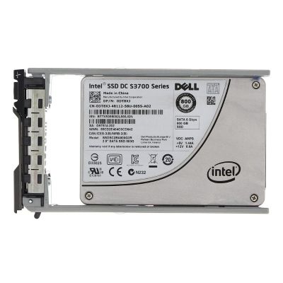 DT8XJ Dell 800GB Multi-Level Cell SATA 6Gb/s 2.5-Inch Enterprise Solid State Drive