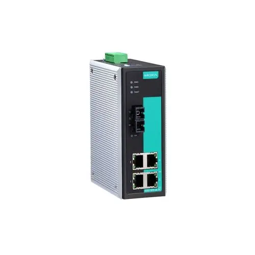 EDS-305 Moxa Unmanaged with 5 10/100BaseT(X) ports, 0 to 60°C operating temperature Ethernet switch 