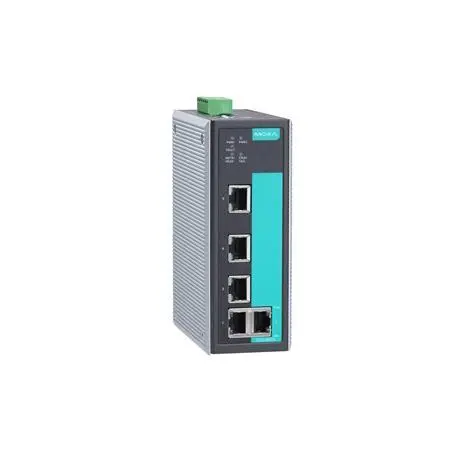EDS-405A-T Moxa Entry-level managed with 5-port 10/100BaseT(X) , -40 to 75°C operating temperature Ethernet switch