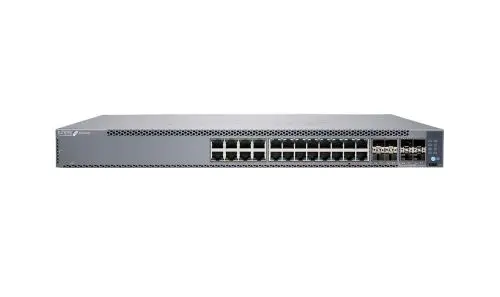 EX4100-24T Juniper EX4100 Series 24 x Ports 10/100/1000Base-T + 4 x 10GbE Uplink Ports + 4 x 25GbE Stacking/Uplink Ports Layer 3 Managed 1U Rack-mountable Gigabit Ethernet Network Switch