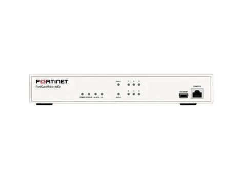 FGV-40D2-BDL-950-24 Fortinet FortiGate Voice 40D2 1000Base-T GbE 8 x RJ-45 Integrated Phone Sys 2 x FXO 2 x FXS Firewall