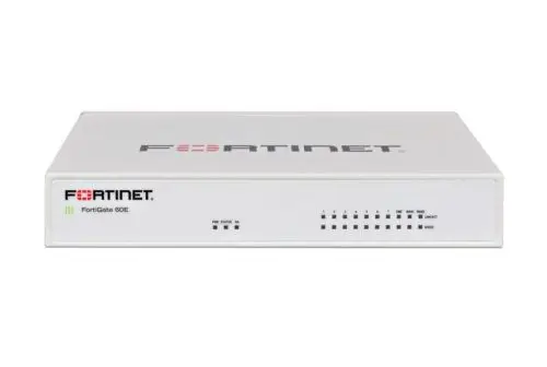 FG-60E-BDL-871-60 Fortinet FortiGate 60E 10 x Ports GE RJ-45 + 7 x Ports Internal + 2 x Ports WAN + 1 x Port DMZ Managed Network Security/Firewall Appliance with 5Y 8X5 FC